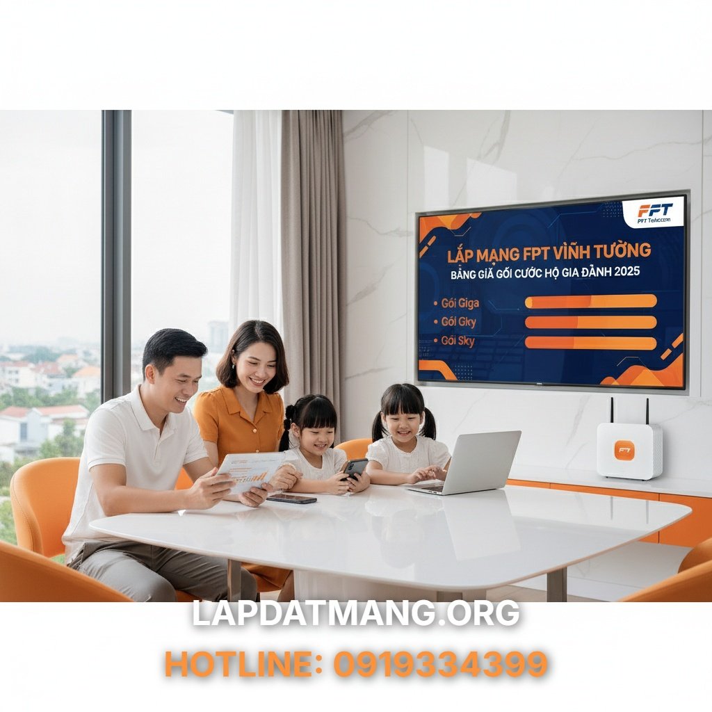 lắp mạng fpt vĩnh tường - Bảng giá gói cước lắp mạng FPT Vĩnh Tường cho hộ gia đình năm 2025 như thế nào?
