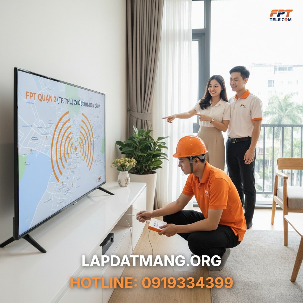 Lắp Mạng FPT Quận 2: Ưu Đãi Lớn 2025 2 lắp mạng fpt quận 2 - FPT Quận 2 (TP. Thủ Đức) Có Phủ Sóng Đến Đâu?