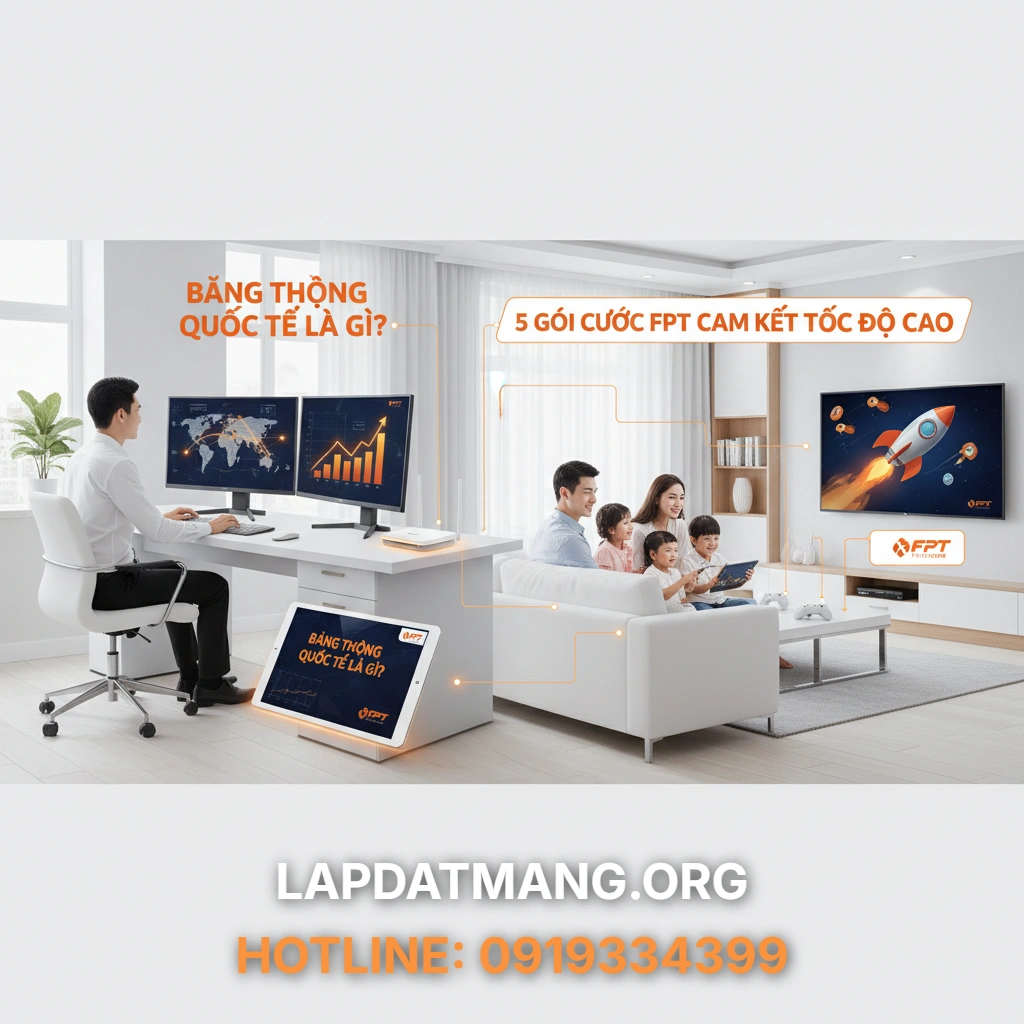 Băng thông quốc tế - Tốc độ đường truyền quốc tế ảnh hưởng như thế nào đến công việc và giải trí hàng ngày?