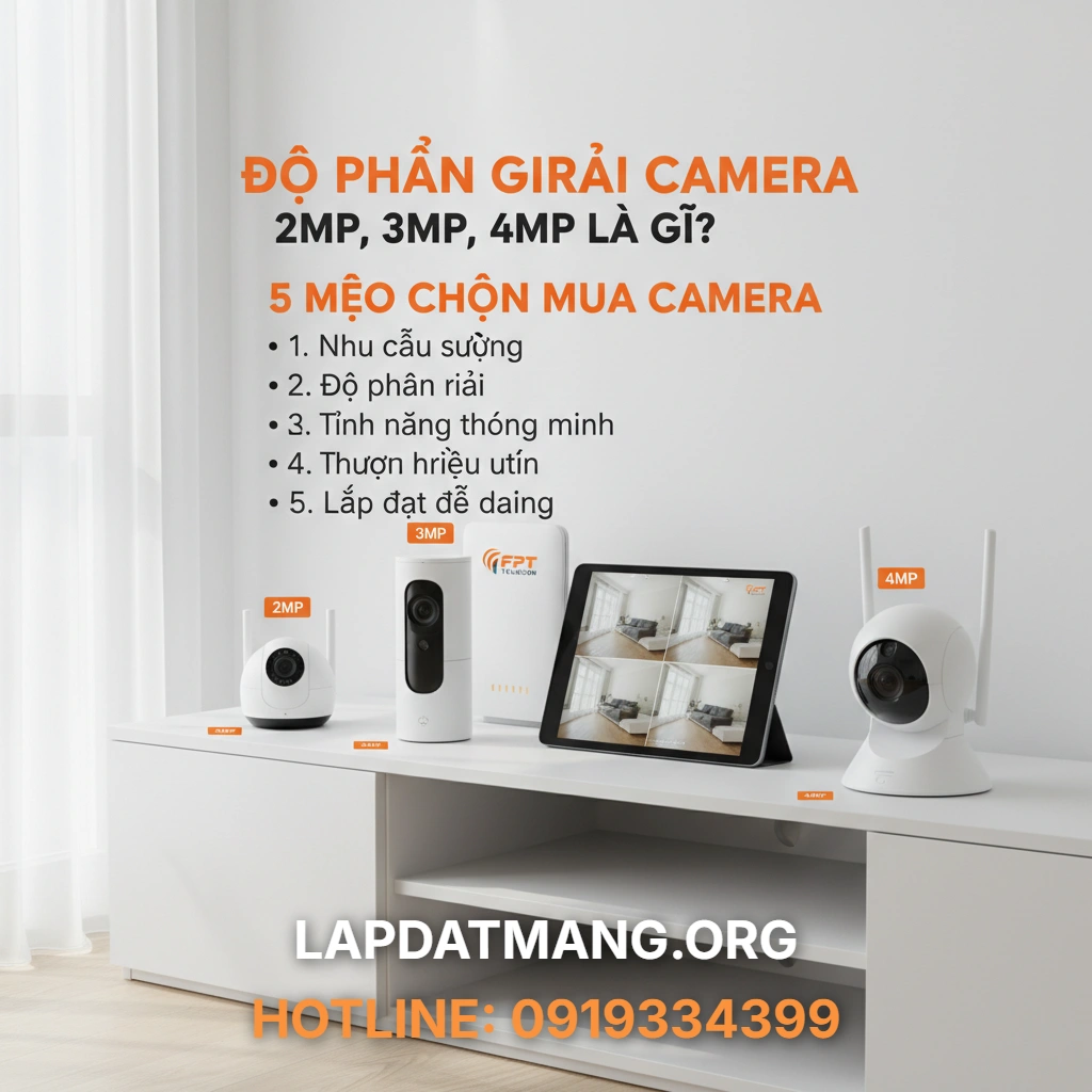 Độ phân giải Camera - Độ phân giải Camera cao có tốn dung lượng lưu trữ hơn không và cách tối ưu hiệu quả?