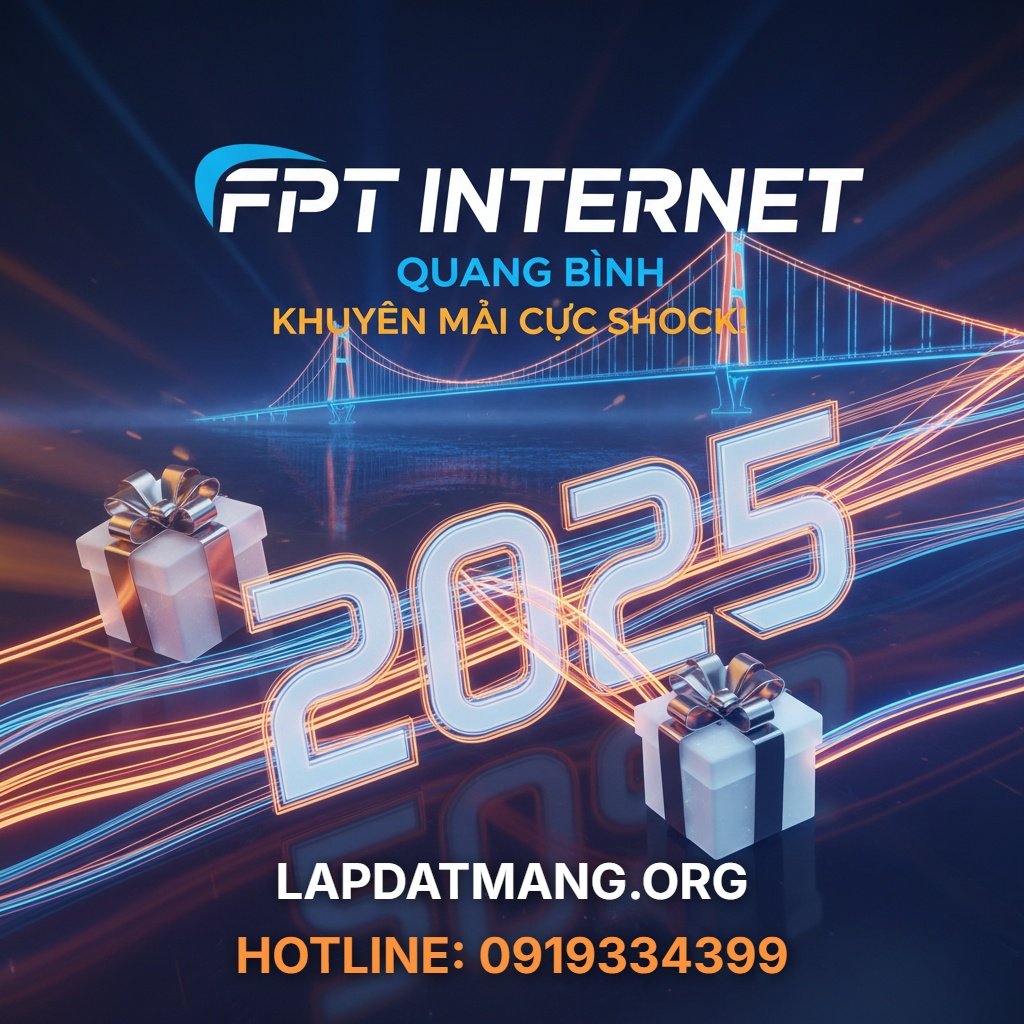 Lắp Mạng FPT Quảng Bình 2025: Tốc Độ Vượt Trội Cho Mọi Nhu Cầu 3 Lap mang fpt quang binh - Các Gói Cước FPT Quảng Bình Nào Phù Hợp Cho Gia Đình Và Cá Nhân Tại Đồng Hới Và Ba Đồn?