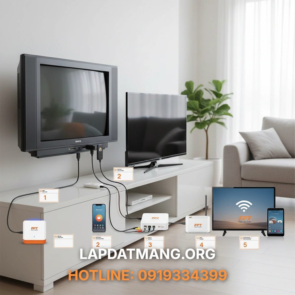 Kết nối Wifi cho Tivi - Những câu hỏi thường gặp về kết nối Wifi cho Tivi thường và Tivi đời cũ là gì?