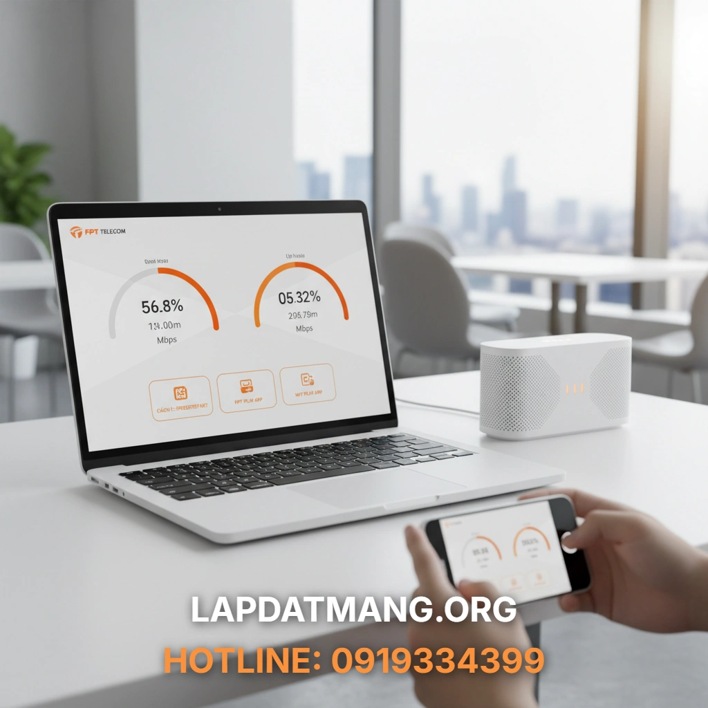 Kiểm tra tốc độ mạng - 3 Cách Kiểm Tra Tốc Độ Mạng FPT Chính Xác Nhất (Speedtest) Là Gì?