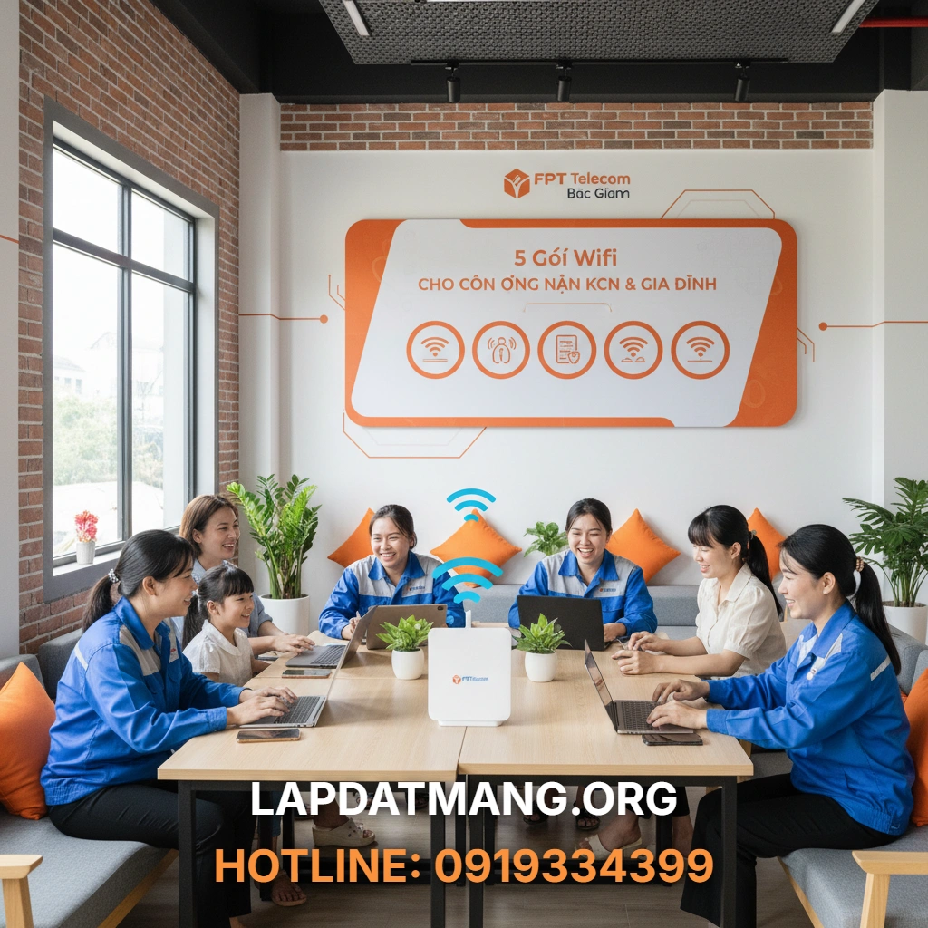 Lắp Mạng FPT Bắc Giang: 5 Gói Wifi Cho Công Nhân KCN & Gia Đình - 2025 2 Lắp mạng FPT Bắc Giang - Lắp Mạng FPT Bắc Giang có những ưu đãi đặc biệt nào cho công nhân KCN và gia đình?