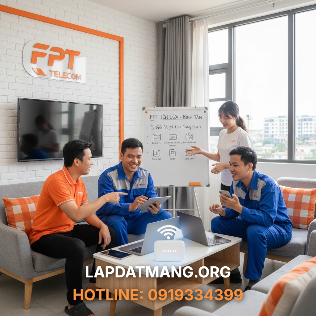 Lắp mạng FPT Bình Tân - Những ưu đãi lắp mạng FPT Bình Tân mới nhất dành cho khách hàng?