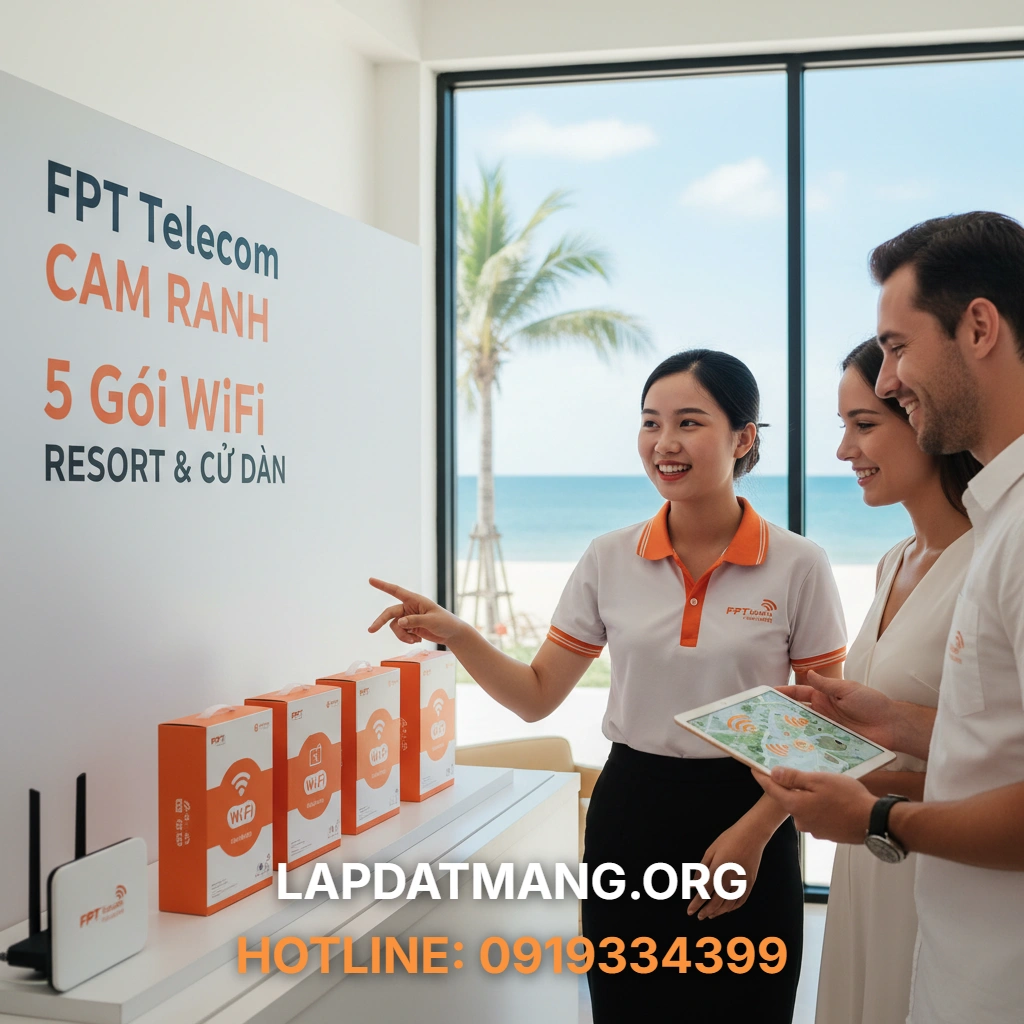Lắp mạng FPT Cam Ranh - Văn phòng FPT Cam Ranh nằm ở đâu và làm việc như thế nào?