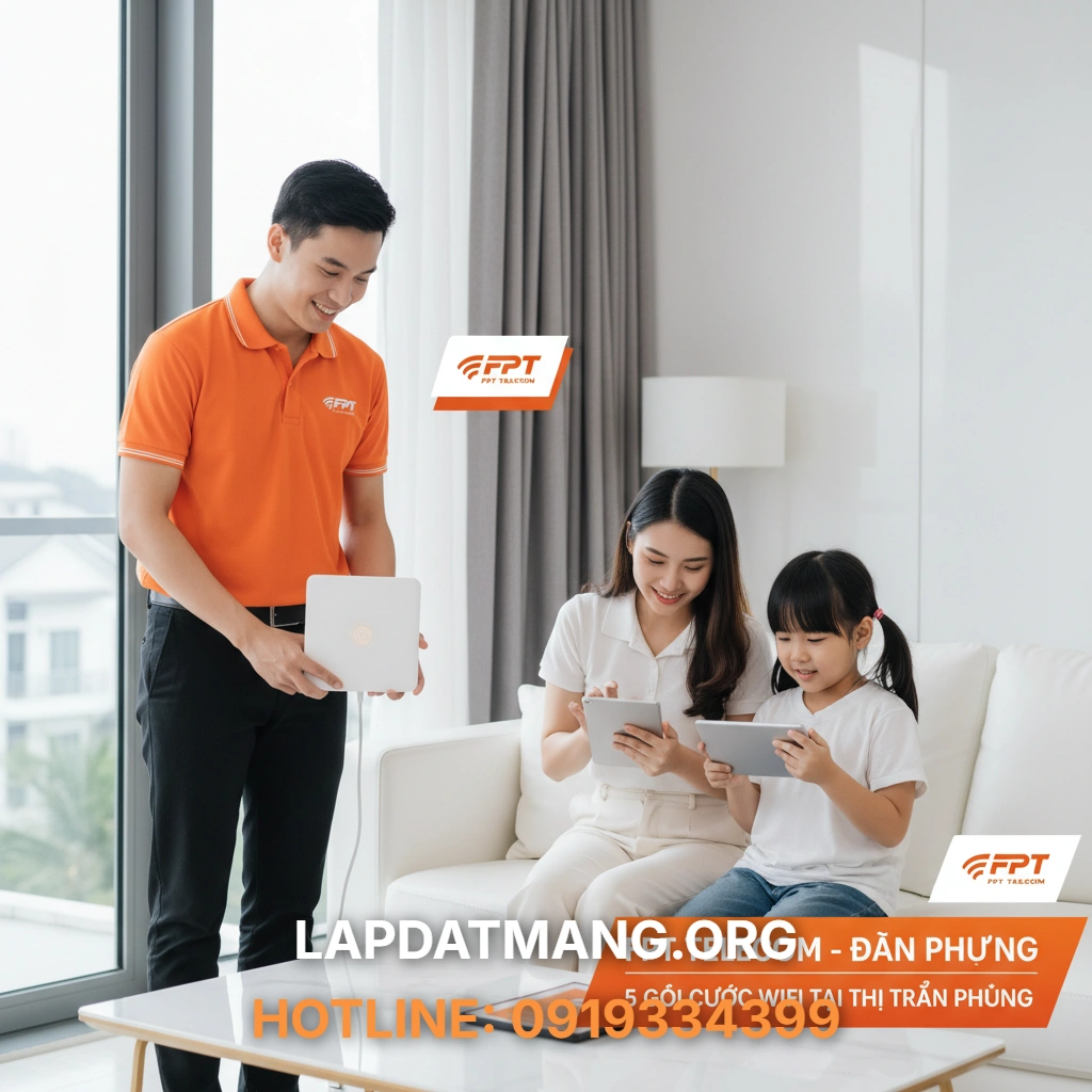 Lắp mạng FPT Đan Phượng - Hộ Gia Đình Nên Lắp Gói Wifi FPT Đan Phượng Nào Để Tiết Kiệm Chi Phí?