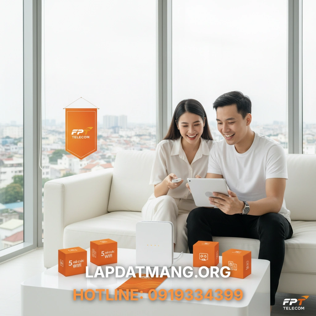 Lắp mạng FPT Hoàng Mai - 5 Gói Cước Wifi FPT Hoàng Mai nào phù hợp nhất cho gia đình và văn phòng tại Linh Đàm, Định Công?