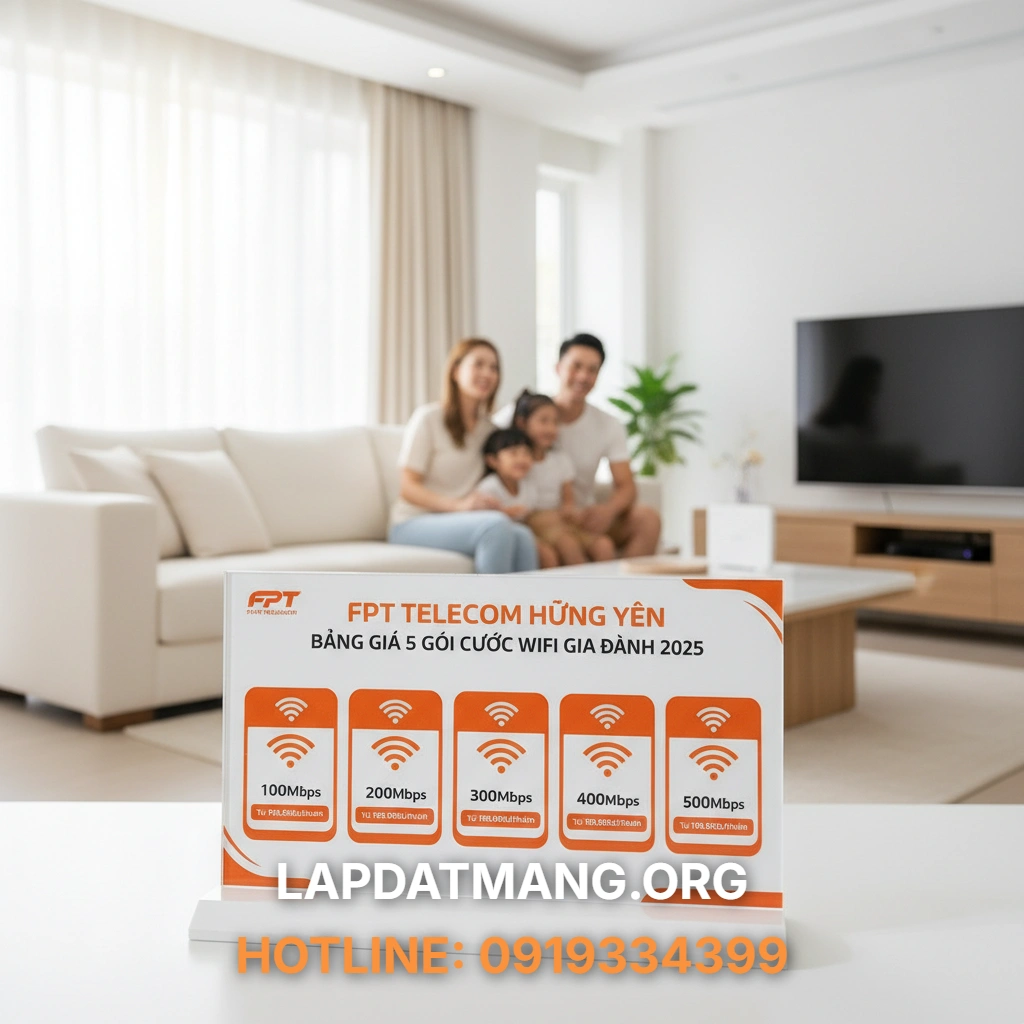 Lắp mạng FPT Hưng Yên - Những ưu đãi hấp dẫn khi lắp đặt Internet FPT Hưng Yên là gì?