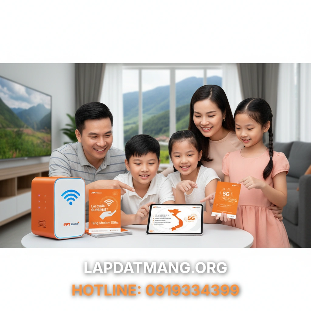 Lắp mạng FPT Lai Châu - Ưu Đãi Đặc Biệt Khi Lắp Mạng FPT Lai Châu Tháng Này Là Gì