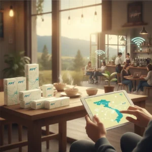 Lắp mạng FPT Lâm Đồng với gói cước ưu đãi tháng 12/2025, trang bị modem WiFi 6 cho tốc độ internet siêu tốc, phù hợp homestay và quán cafe.