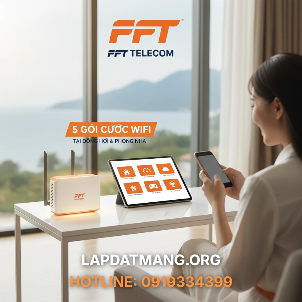 Lắp mạng FPT Quảng Bình - Quy Trình Lắp Đặt Mạng FPT Quảng Bình Diễn Ra Như Thế Nào?