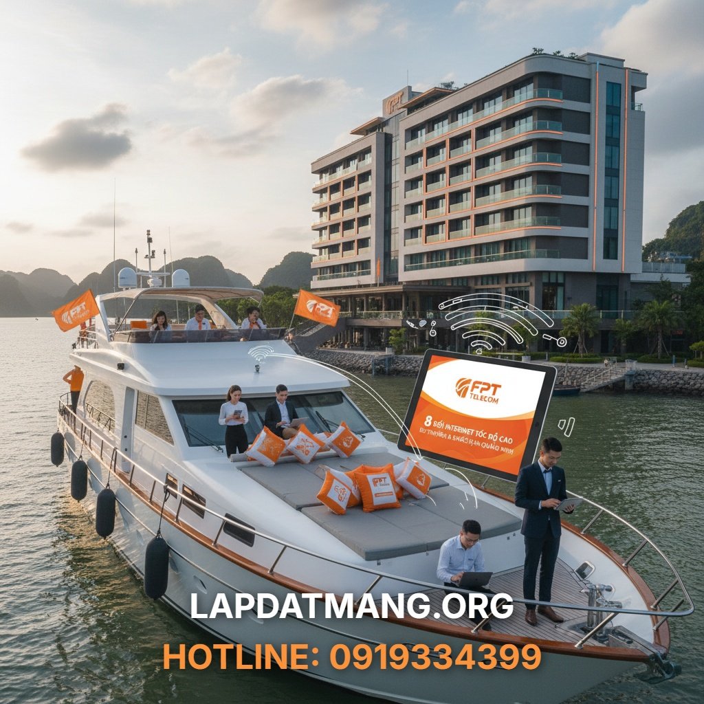 8 Gói Internet FPT Quảng Ninh Tốc Độ Cao Cho Du Thuyền & Khách Sạn - internet fpt quảng ninh - 2