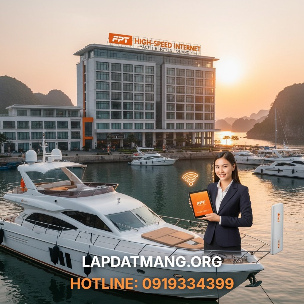 8 Gói Internet FPT Quảng Ninh Tốc Độ Cao Cho Du Thuyền & Khách Sạn - wifi hạ long - 3