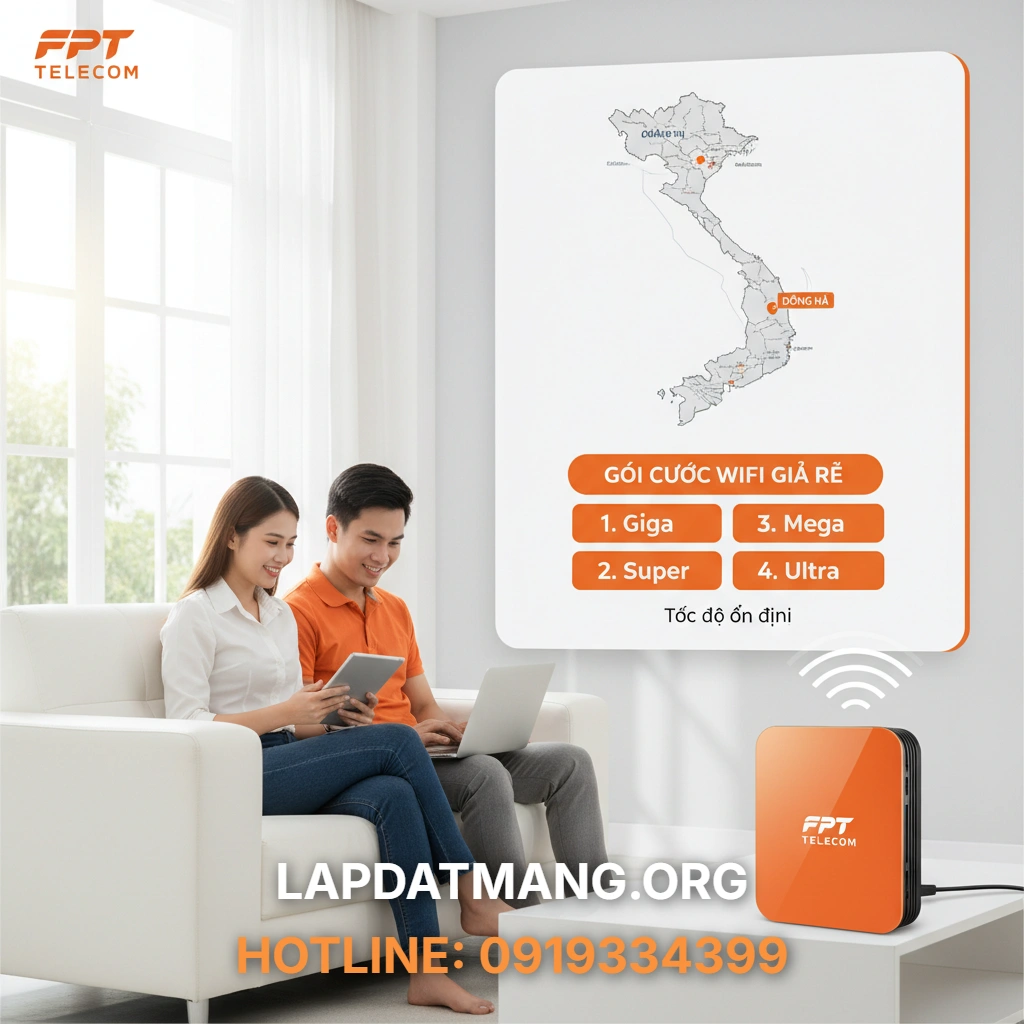 Lắp Mạng FPT Quảng Trị: 5 Gói Cước Wifi Giá Rẻ Tại Đông Hà - 2025 2 Lắp mạng FPT Quảng Trị - Các Gói Cước Wifi FPT Quảng Trị Giá Rẻ Tại Đông Hà Hiện Nay Là Gì?