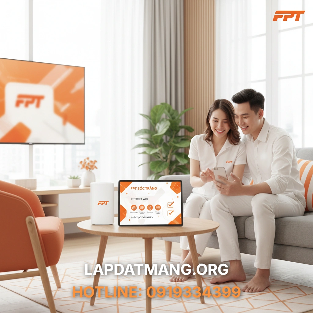 Lắp mạng FPT Sóc Trăng - 5 gói cước wifi FPT Sóc Trăng giá rẻ, tiết kiệm nhất cho gia đình là gì?