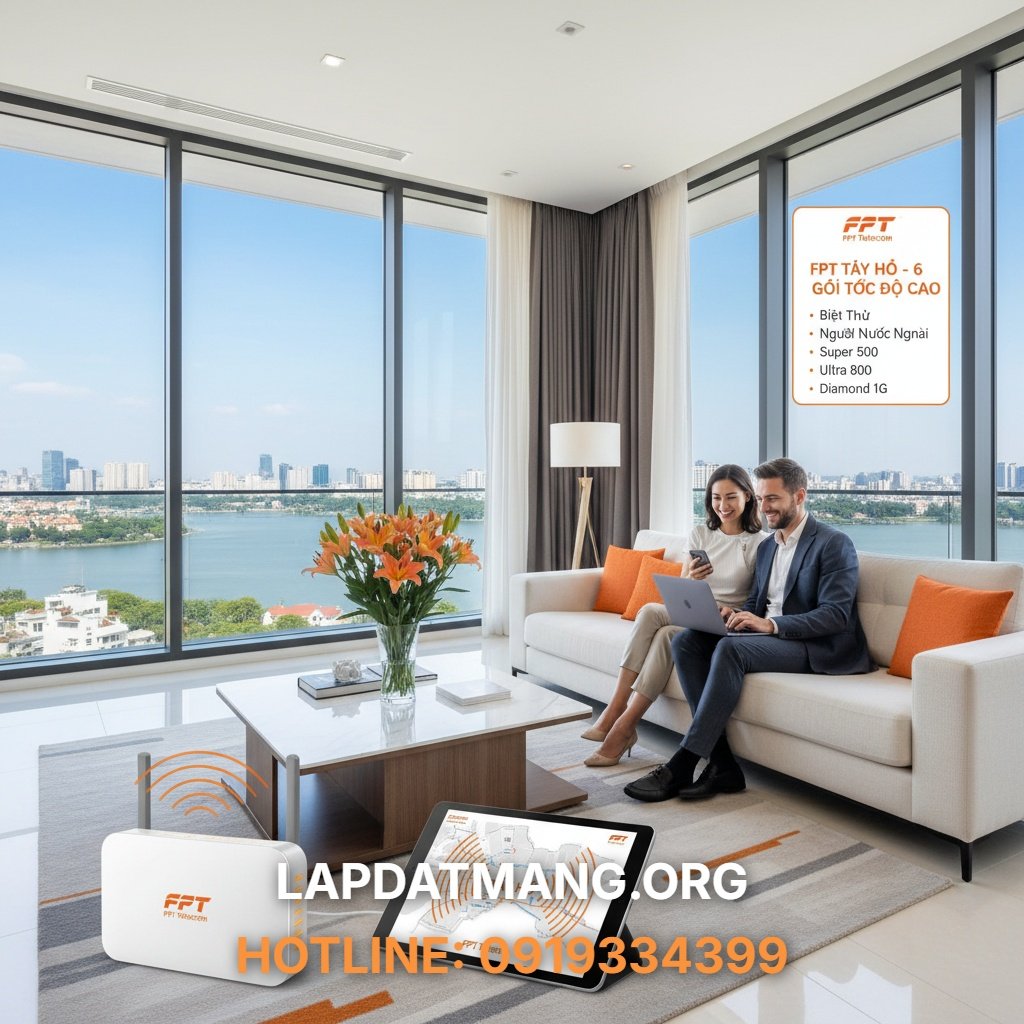 6 Gói Mạng FPT Tây Hồ Tốc Độ Cao Cho Biệt Thự & Người Nước Ngoài - internet fpt tây hồ - 2