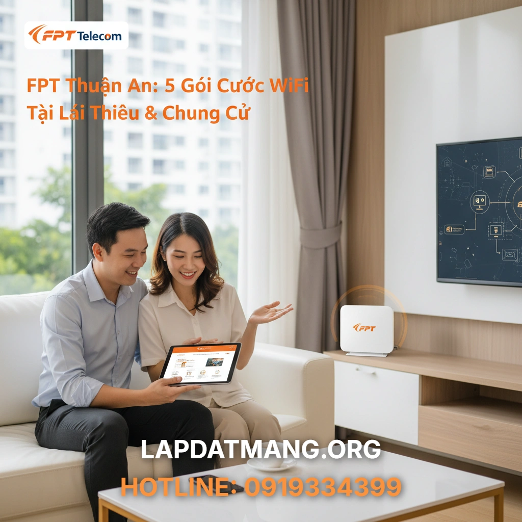 Lắp mạng FPT Thuận An - Tại Sao Nên Lựa Chọn Lắp Mạng FPT Thuận An Cho Khu Vực Lái Thiêu, VSIP 1 Và Aeon Mall?