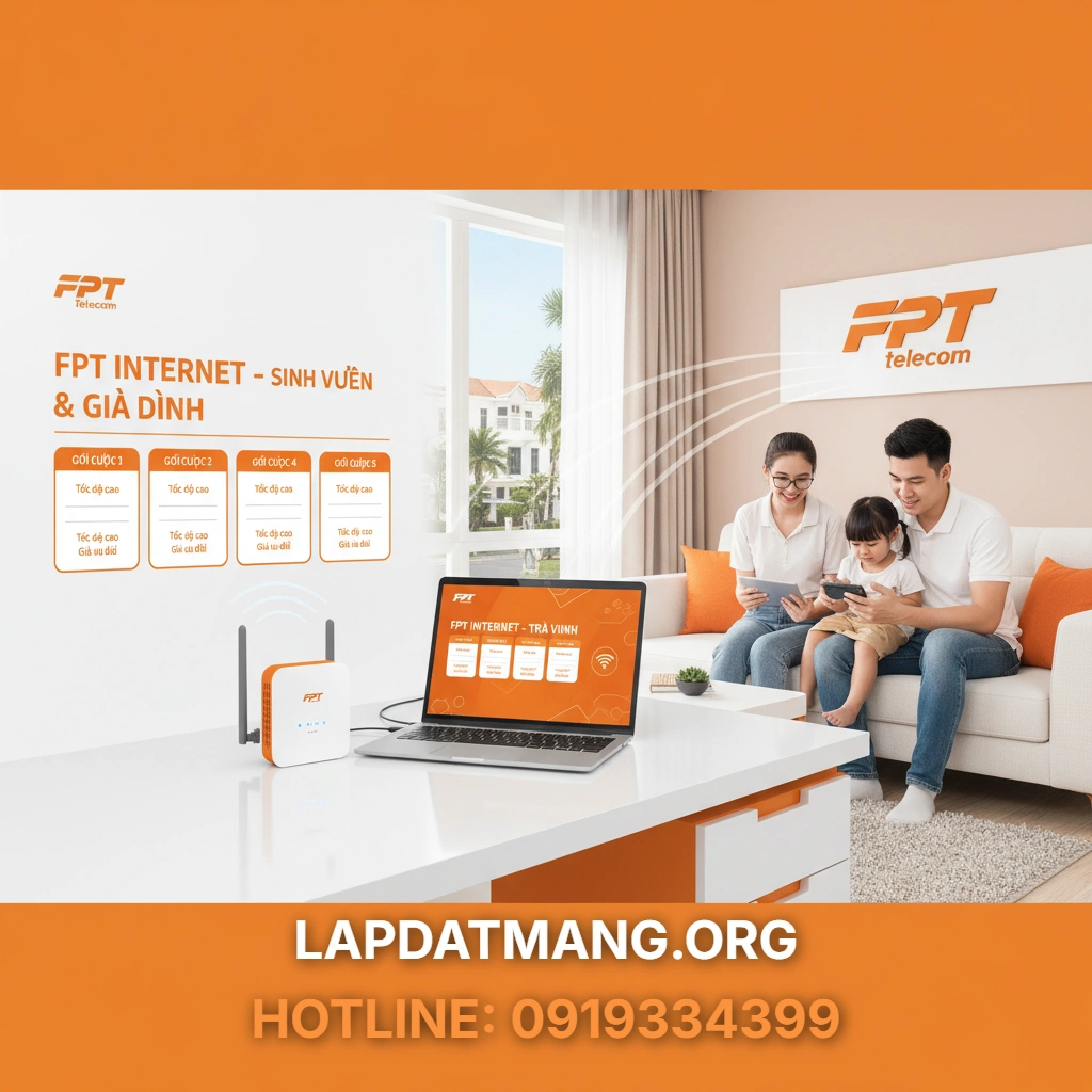 Lắp Mạng FPT Trà Vinh: 5 Gói Cước Wifi Ưu Đãi Cho Sinh Viên & Gia Đình - 2025 1 Lắp mạng FPT Trà Vinh - Lắp Mạng FPT Trà Vinh có những ưu điểm nổi bật nào?