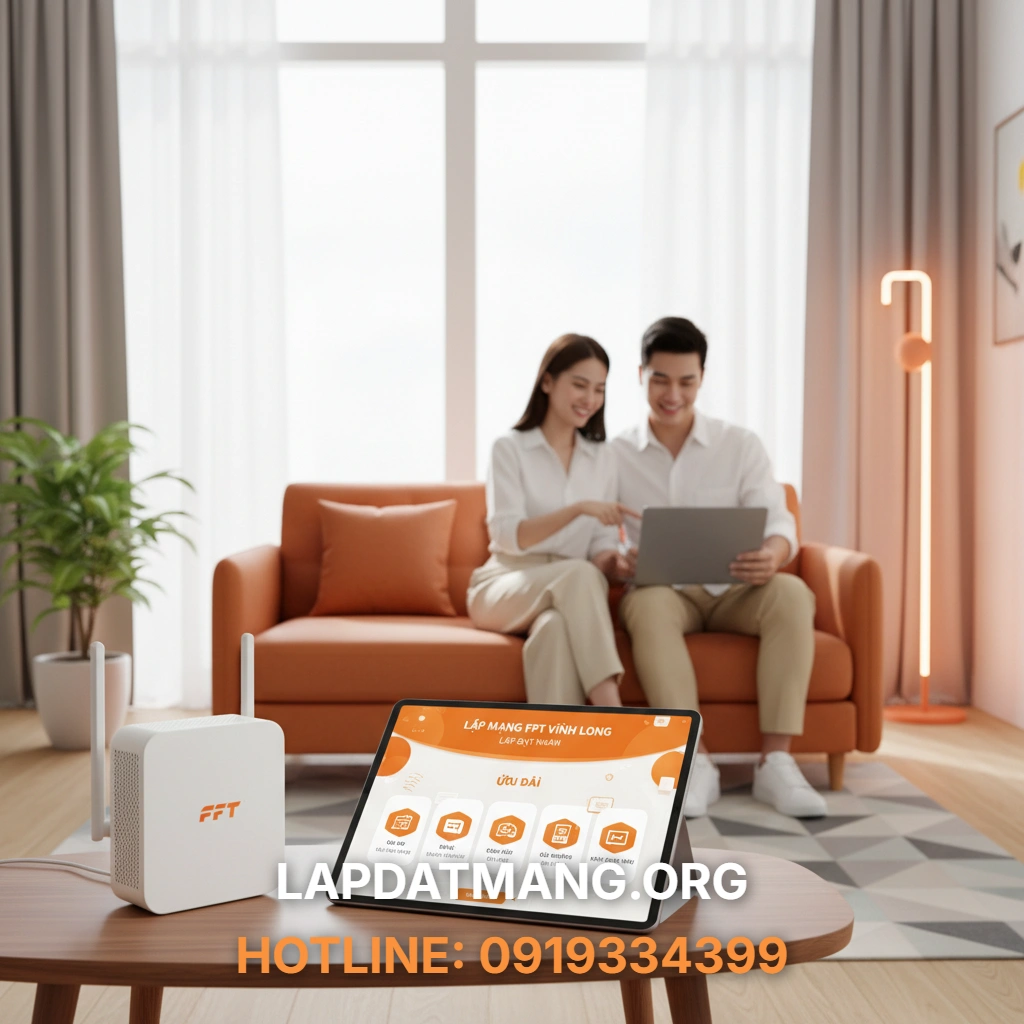 Lắp mạng FPT Vĩnh Long - 5 Gói Cước Wifi FPT Vĩnh Long Nào Đang Có Ưu Đãi Đặc Biệt?