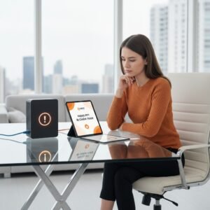 mạng fpt bị chấm than