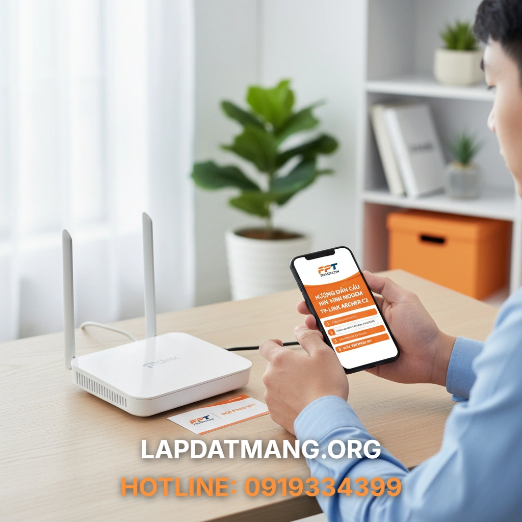 Hướng Dẫn Cấu Hình Modem TP-Link Archer C2: 5 Bước Đổi Pass Wifi - 2025 2 Modem TP-Link Archer C2 - Modem TP-Link Archer C2 có phải là thiết bị cũ, từng được FPT trang bị không?