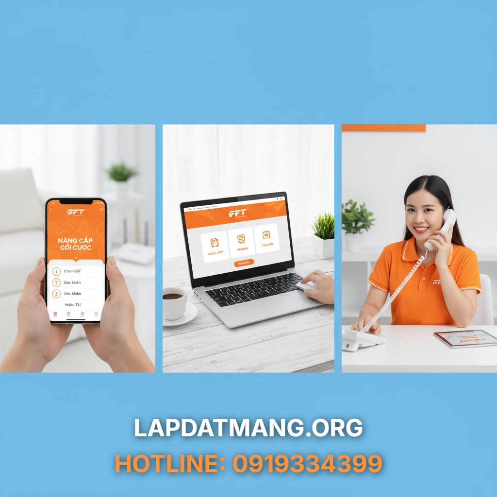 Nâng cấp gói cước - Có những cách nào để nâng cấp gói cước FPT nhanh chóng và tiện lợi?