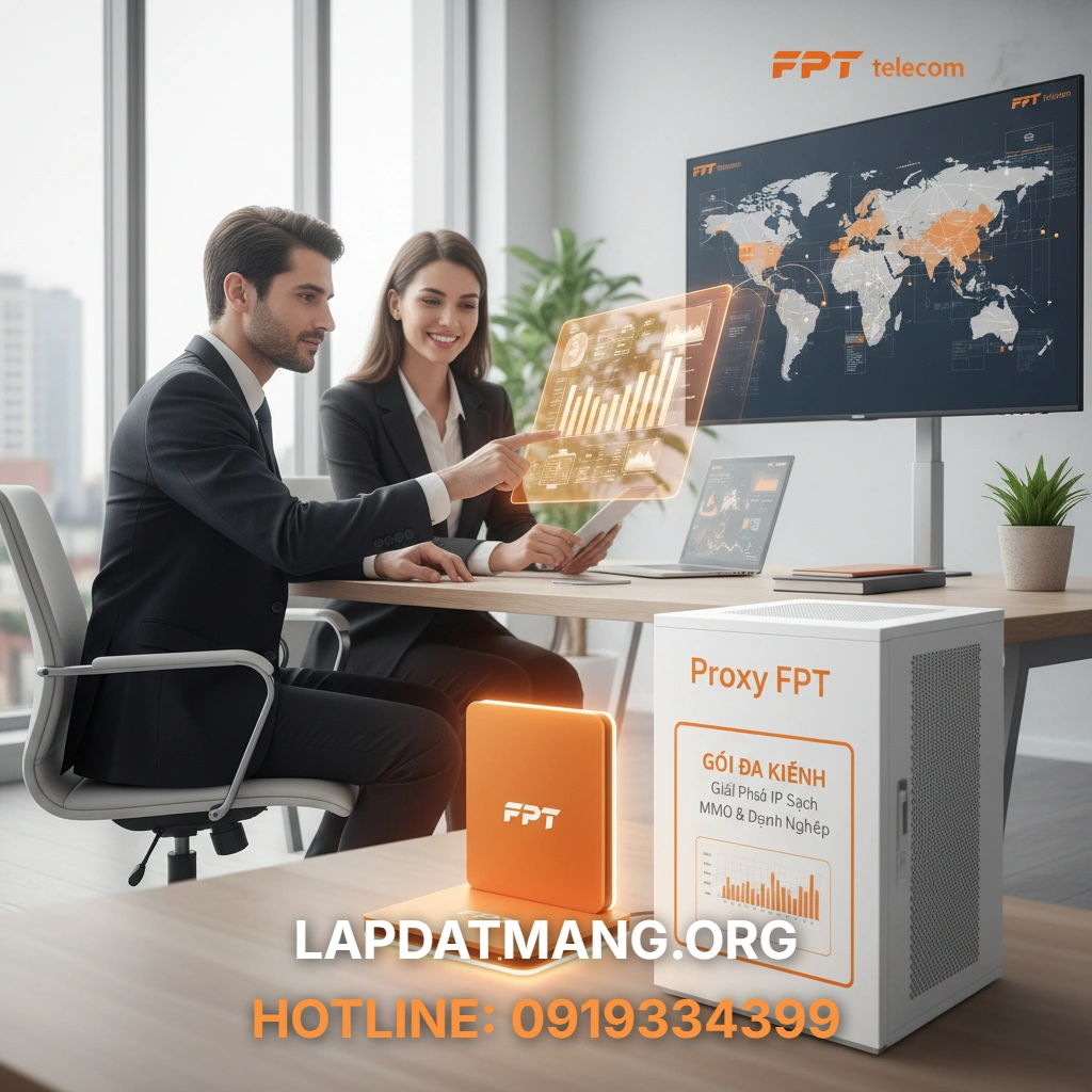 Proxy FPT - Gói Đa Kênh của FPT mang lại lợi ích gì cho việc truyền dữ liệu chuyên biệt?