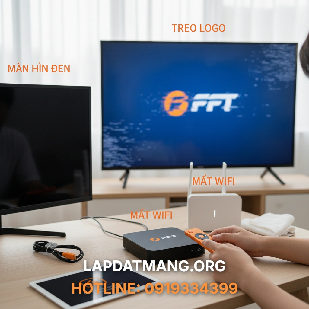 Sửa lỗi FPT Play Box - Làm thế nào để tự khắc phục 5 lỗi phổ biến trên FPT Play Box: Treo Logo, Mất Wifi và Màn Hình Đen?