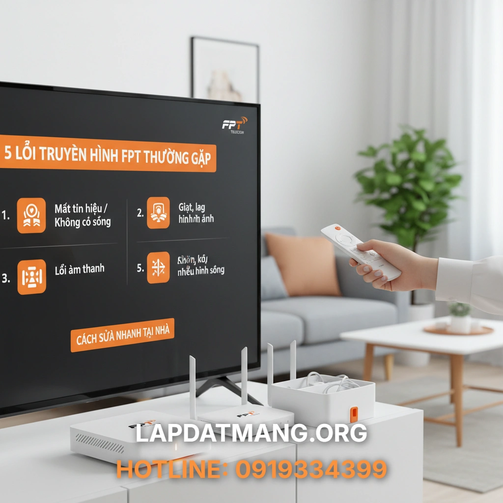 5 Lỗi Truyền Hình FPT Thường Gặp & Cách Sửa Nhanh Tại Nhà - 2025 4 Sửa lỗi truyền hình - FPT Play báo lỗi kết nối và cách khắc phục các mã lỗi thường gặp?