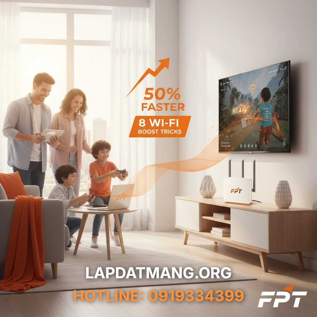 Tăng tốc Wifi - Nên đặt Modem Wifi FPT ở vị trí nào để tối ưu tốc độ và sóng ổn định nhất?