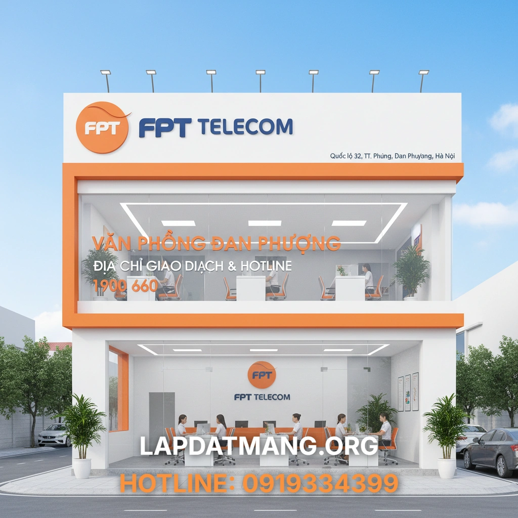 Văn phòng FPT Đan Phượng - Địa chỉ văn phòng giao dịch FPT Đan Phượng ở đâu tại Thị trấn Phùng?