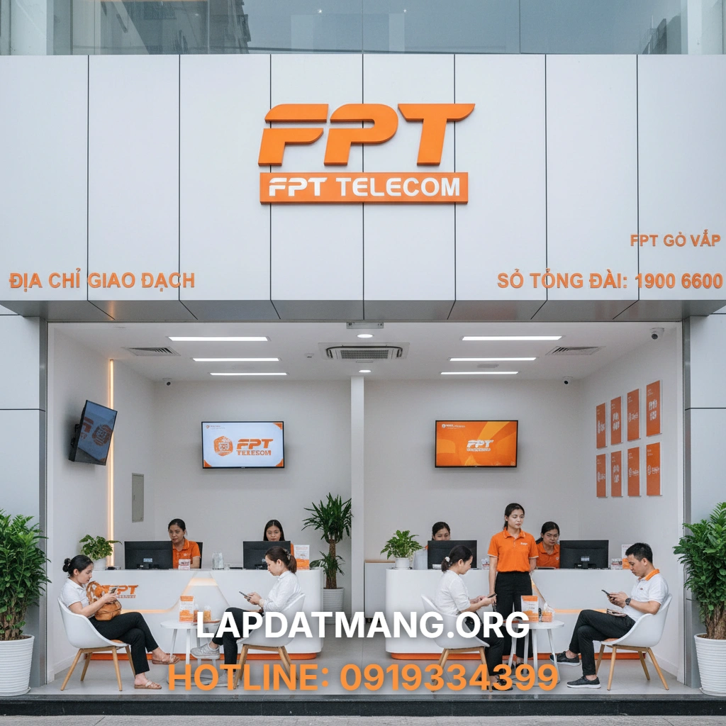Văn phòng FPT Gò Vấp - Làm thế nào để liên hệ tổng đài FPT Gò Vấp để được hỗ trợ đóng cước và báo hỏng mạng?