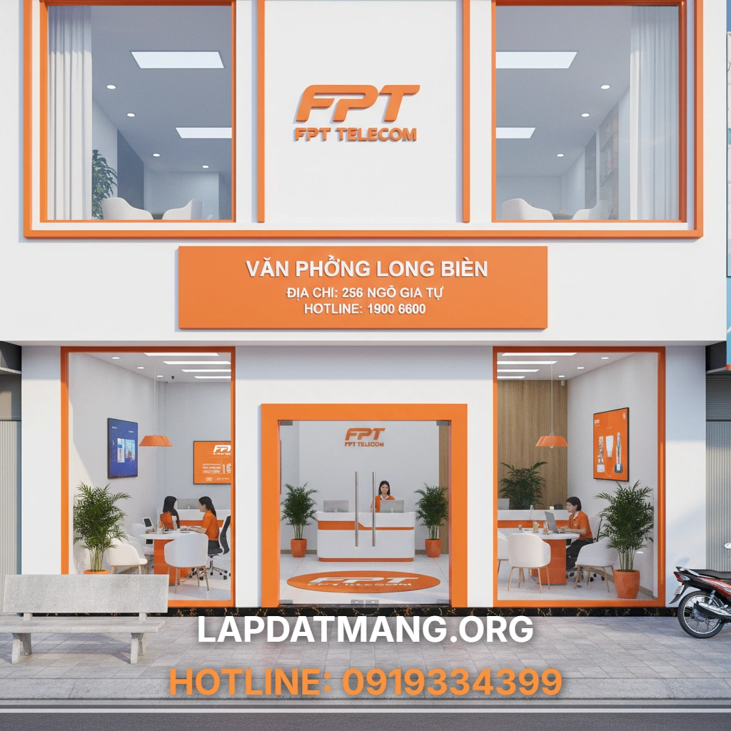 Văn Phòng FPT Long Biên: Địa Chỉ 256 Ngô Gia Tự & Hotline - 2025 2 Văn phòng FPT Long Biên - Văn phòng FPT Long Biên 256 Ngô Gia Tự có vị trí và dịch vụ gì nổi bật?