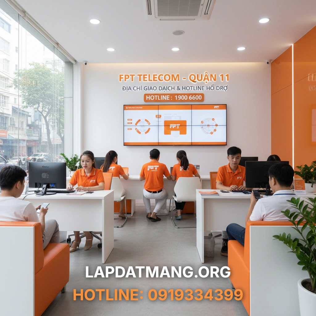 Văn phòng FPT Quận 11 - Có những phương thức đóng cước FPT Quận 11 nào tiện lợi và an toàn?