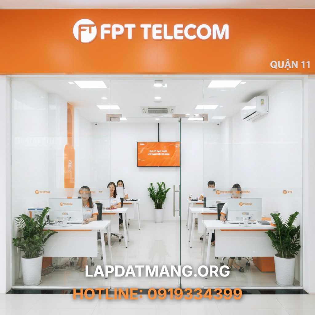 Văn phòng FPT Quận 11 - Hotline FPT Quận 11 hỗ trợ hộ gia đình giải quyết thắc mắc về cước phí, truyền hình là số nào?
