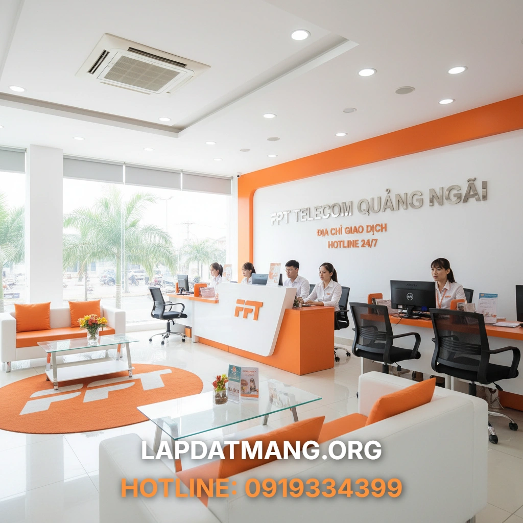 Lắp mạng FPT Quảng Ngãi - Nhu cầu lắp mạng FPT tại Quảng Ngãi được giải quyết như thế nào?