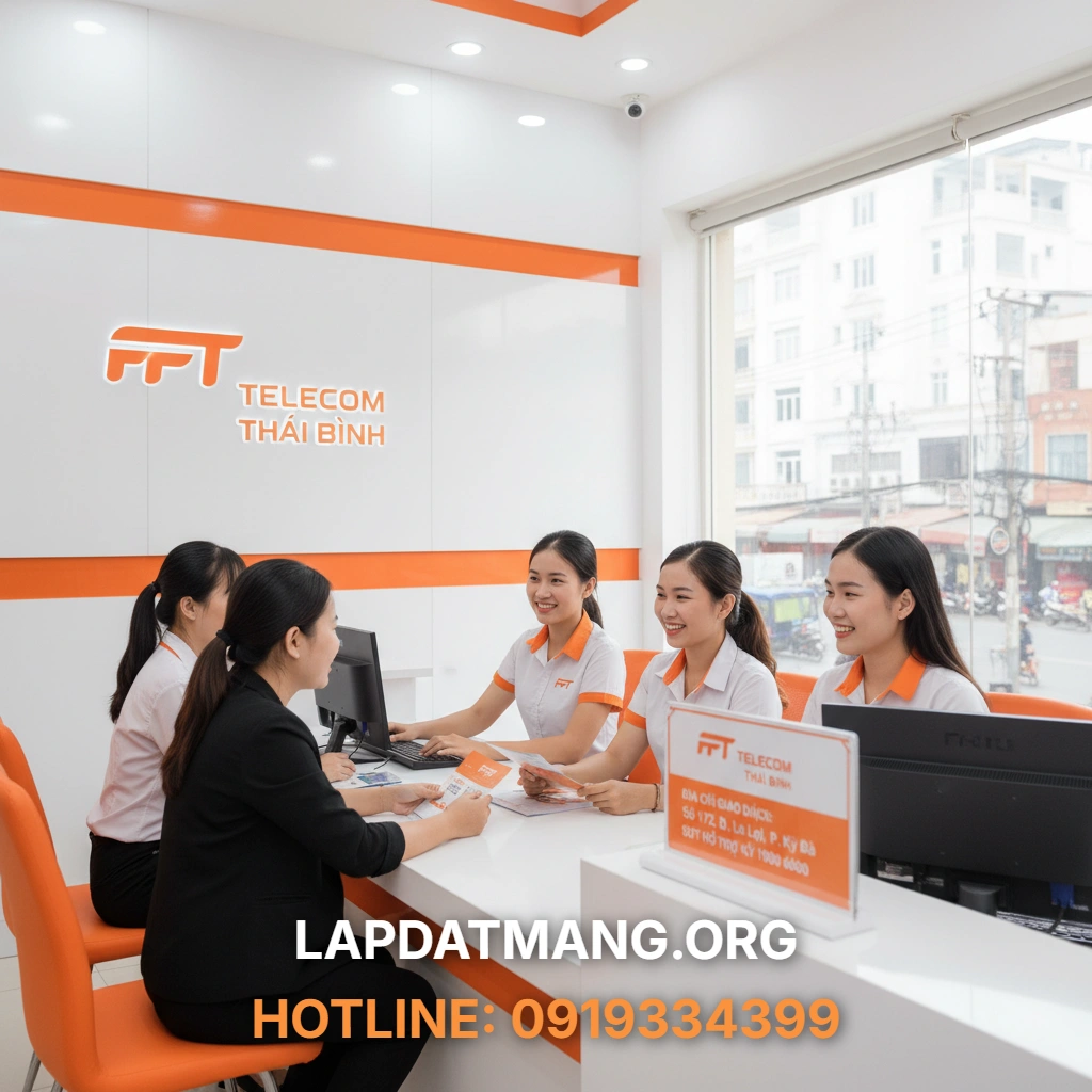 Văn phòng FPT Thái Bình - Làm thế nào để thanh toán cước FPT Thái Bình trực tiếp và hiệu quả?