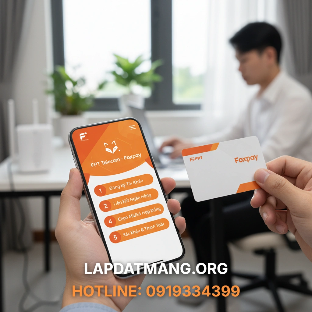 Ví Foxpay FPT: Hướng Dẫn 5 Bước Đăng Ký & Thanh Toán Cước - 2025 3 Foxpay - Cách đăng ký ví Foxpay FPT đơn giản trong 5 bước như thế nào?