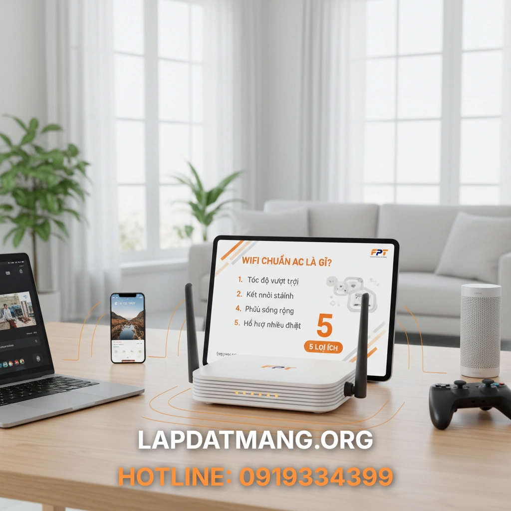 Wifi Chuẩn AC Là Gì? 5 Lợi Ích Của Modem 2 Băng Tần FPT - 2025 4 Wifi Chuẩn AC - Sự Khác Biệt Giữa Wifi Chuẩn N (Cũ) Và Wifi Chuẩn AC (Mới) Ảnh Hưởng Thế Nào Đến Mạng Gia Đình Bạn?