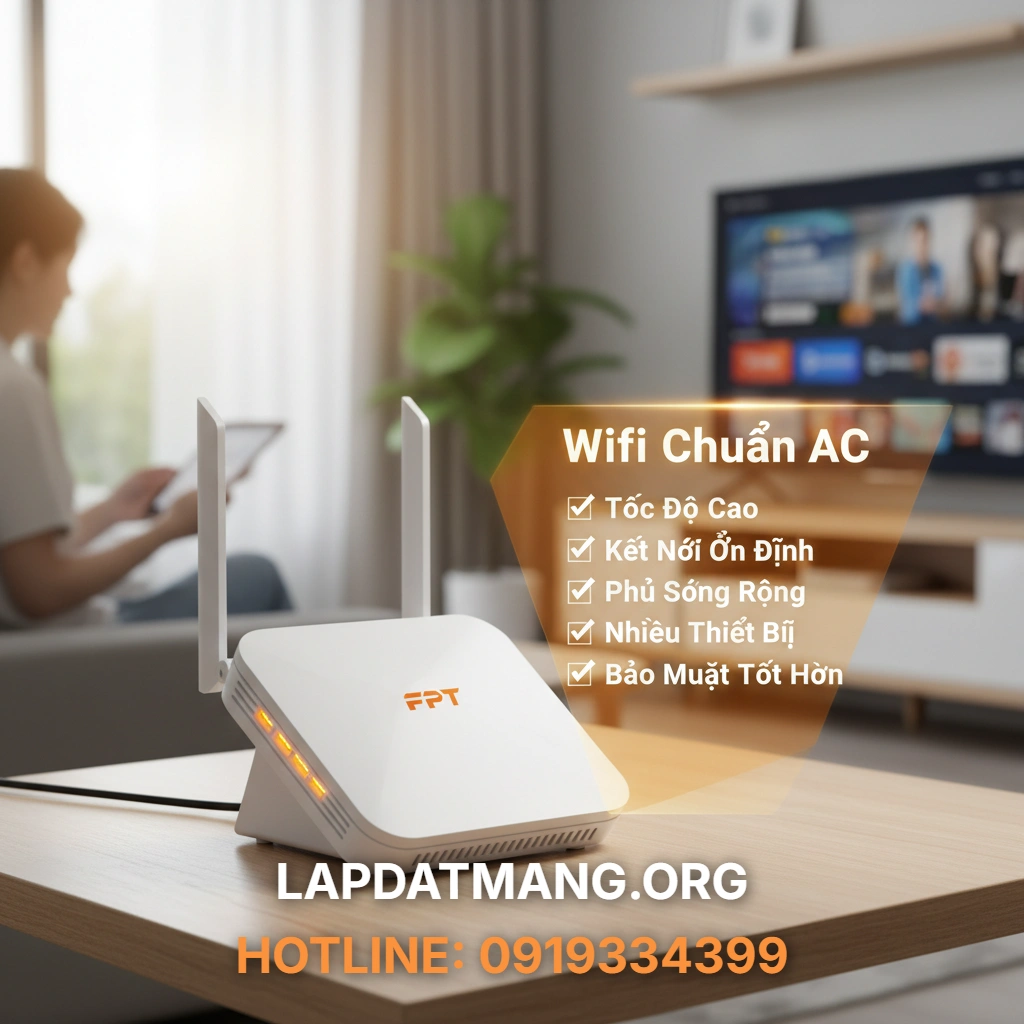Wifi Chuẩn AC Là Gì? 5 Lợi Ích Của Modem 2 Băng Tần FPT - 2025 2 Wifi Chuẩn AC - Wifi Chuẩn AC Là Gì Và Tại Sao Nó Quan Trọng Với Trải Nghiệm Internet Của Bạn?