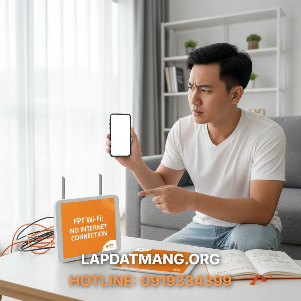 Wifi không có Internet - 5 Nguyên nhân chính gây ra lỗi Wifi FPT không có Internet là gì?